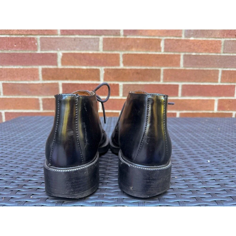 Kenneth Cole Reaction black leather chukka boots size 8.5